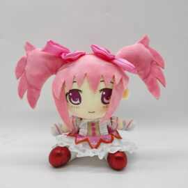 跨境新品madoka kaname plush鹿目圆香魔法少女小圆毛绒玩偶 公仔