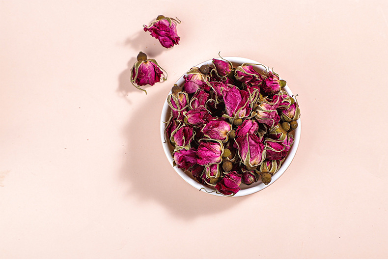 Dried Rose Bud Tea Mei Gui Hua 500g Loose Herbal Flower Tea from Shandong for Daily Brewing in use