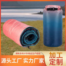 渐变色绗缝户外野营毯绗缝毯旅行海滩地垫体育活动地席户外露营毯