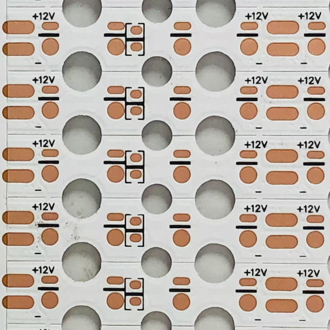 FPC柔性线路板2535单色 S型 12V 120D/M 4D1R 背面加线 500*8MM