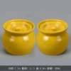 Two yellow 400 ml earthen jars---no need for slow hands