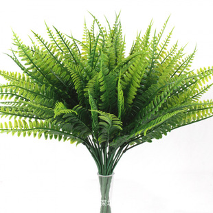 Amazon simulated plant green wall ferns Persian grass art vines adjustable height simulated green wall