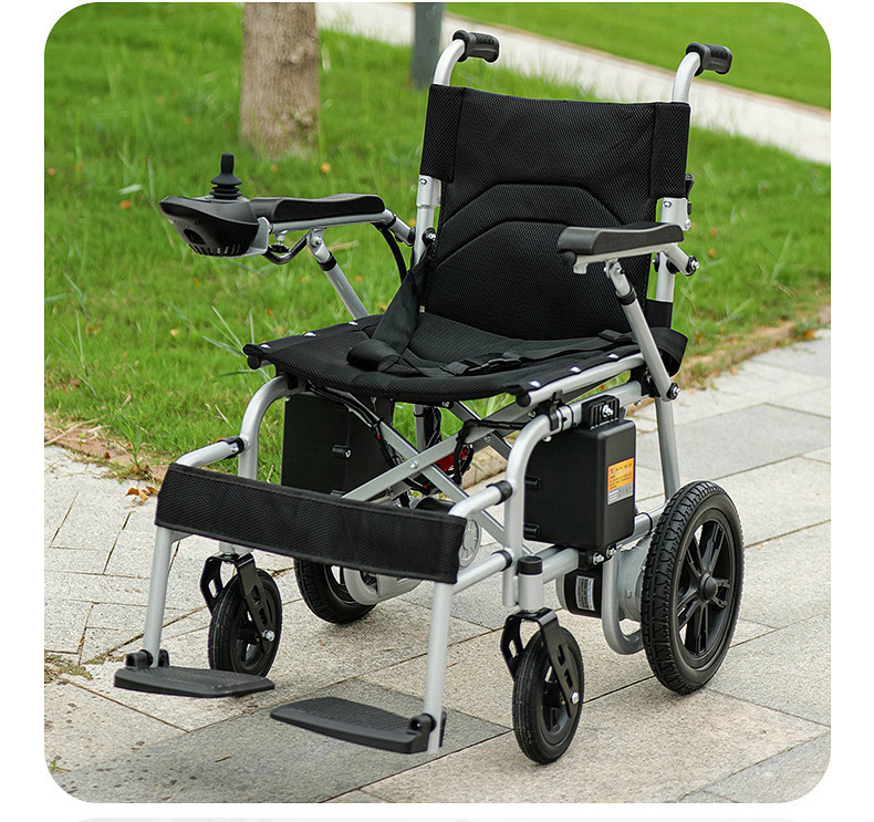 Yingkang Electric Wheelchair for the Elderly, Foldable, Lightweight, Four-Wheeled, Intelligent, Fully Automatic, Lithium Battery-Powered Mobility Scooter for Seniors
