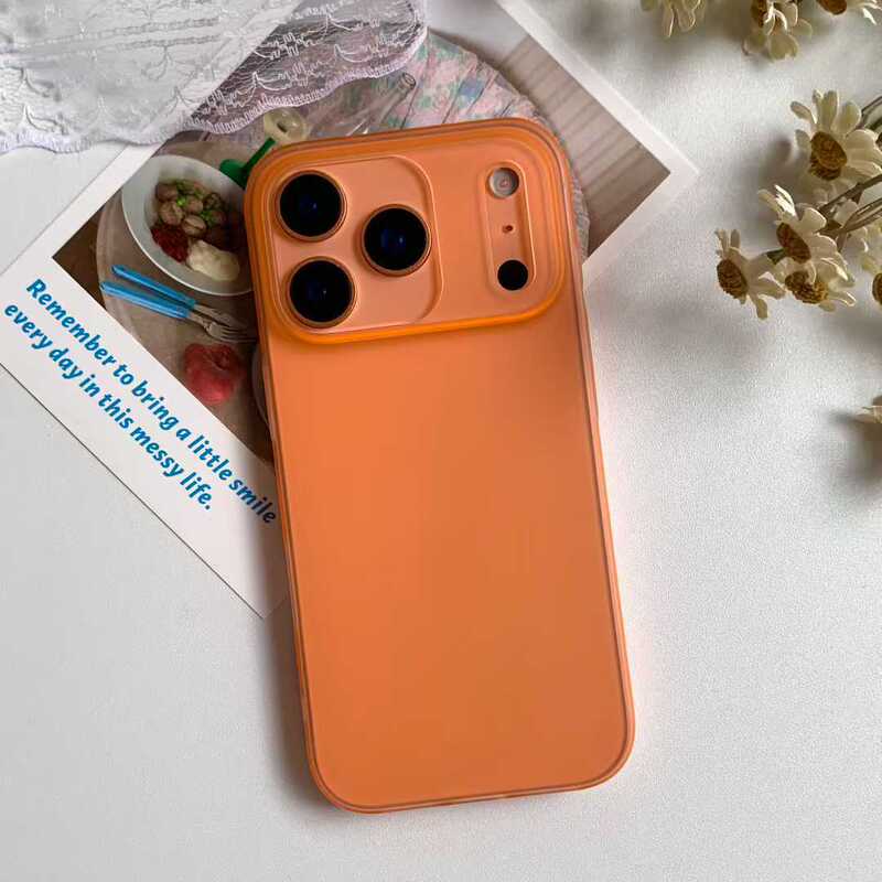 适用于苹果17promax超薄磨砂肤感手机壳iPhone16简约纯色保护套13|undefined