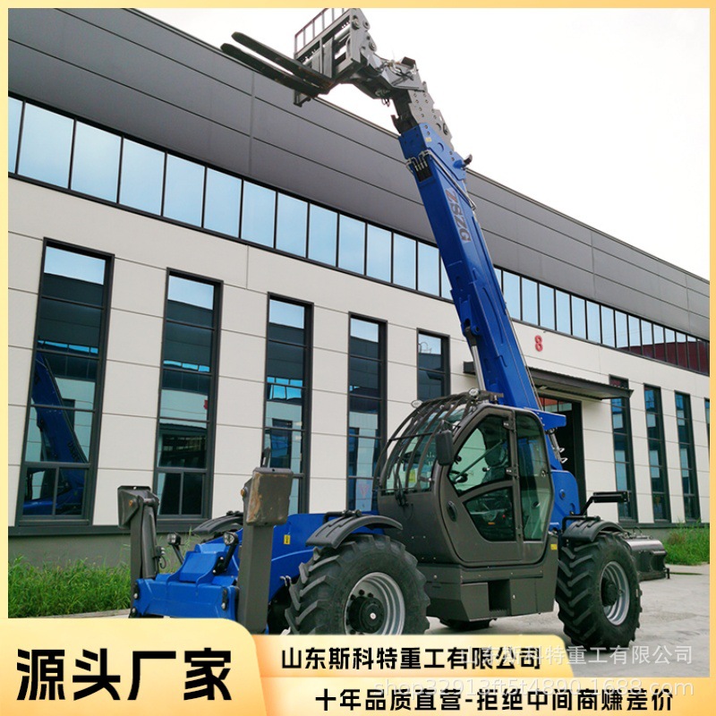 工程搬运升降叉车飞臂吊 户外可旋转吊臂叉车改装液压伸缩飞臂吊