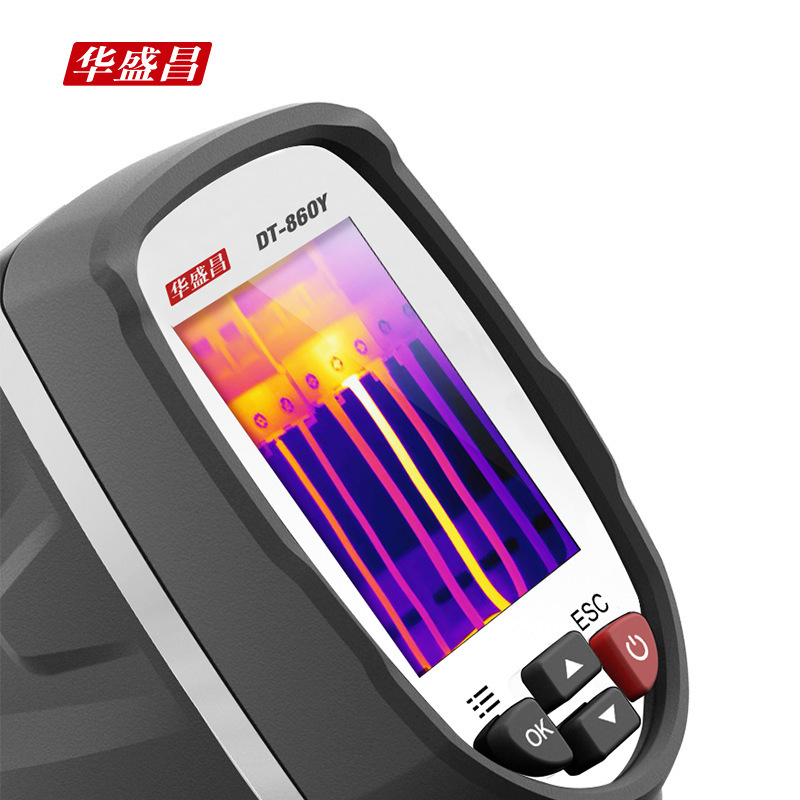 红外热像仪 电力故障地暖检测CEM华盛昌DT-860Y双模式热像仪蓝牙