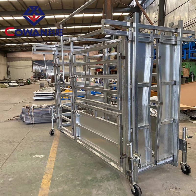 Fabricante físico equipo manual de cría de pastos dispositivo de pesaje de ganado dispositivo de reparación de pezuñas de ganado producto de prevención de epidemias de ganado marco de Baoding de ganado