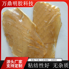 高粘度工业牛皮胶木工水胶透亮增稠电解牛胶片纺织用动物皮胶现货