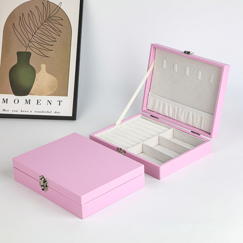 2025 nuevo conjunto de sombreros para niños de gran capacidad, caja de regalo, anillo de accesorios para el cabello de dibujos animados para niñas, caja de almacenamiento de regalo de cumpleaños