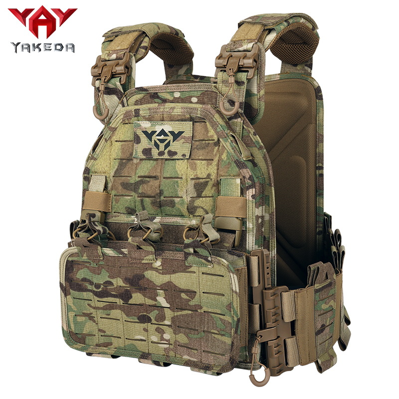Chaleco táctico multifuncional de liberación rápida para entrenamiento al aire libre, popular de Yakoda, resistente al desgaste y transpirable.
