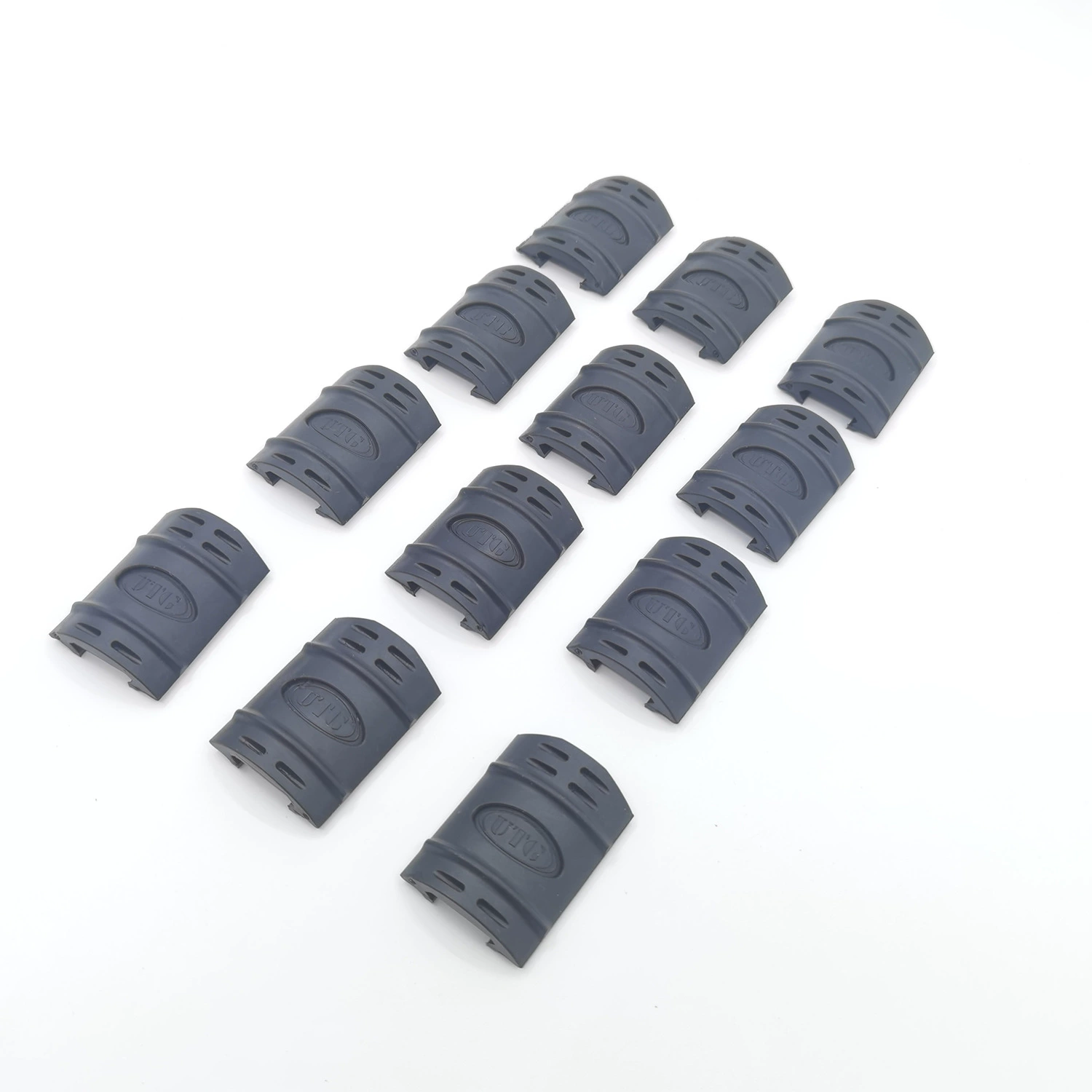 Набор из 12 защитных деревянных деталей для четырехсторонней защиты рельсов, черный, в пластиковой упаковке, набор из 12 штук для предотвращения износа.