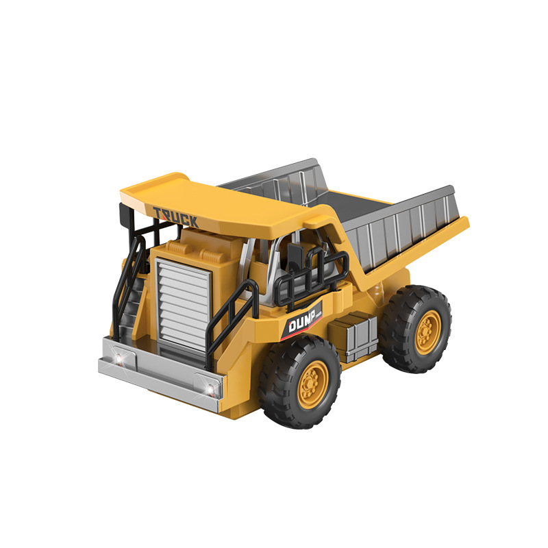 Mini excavadora de escala completa camión elevadora de control remoto vehículo de ingeniería modelo de niño regalos de Año Nuevo
