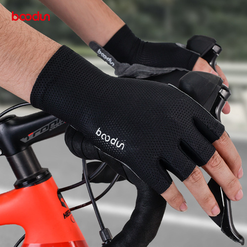 BOODUN/Boton spring and summer new road bike gloves with long cuffs outdoor sports cycling gloves