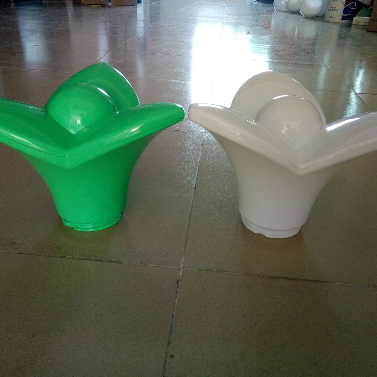 공장 직접 PMMA 전등갓 매화 아크릴 전등 흰색 둥근 공 커버 구형 플라스틱 커버