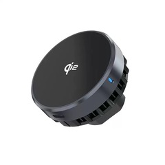 半導体冷凍ファン磁気車ワイヤレス充電 Qi2 認証ワイヤレス充電車ホルダー卸売