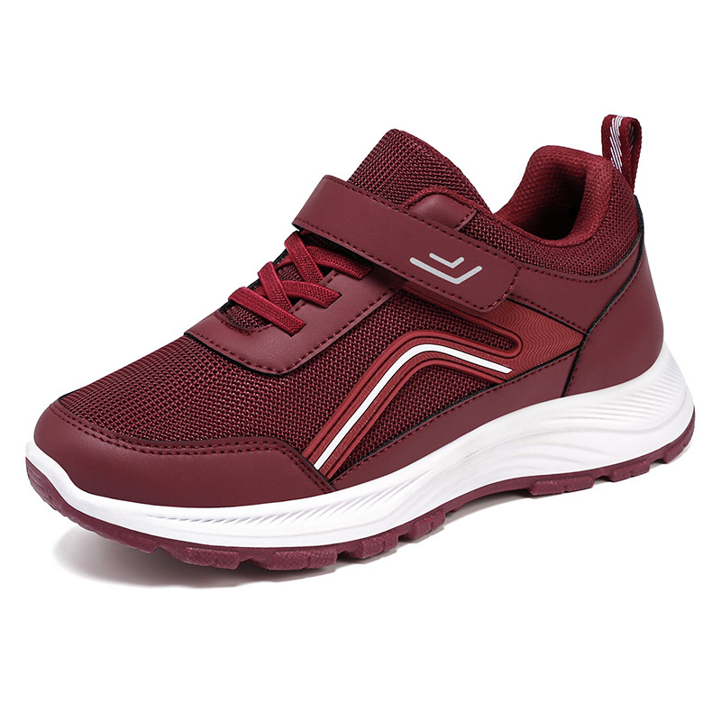 Zapatos de mujer, zapatos de senderismo cómodos personalizados, zapatos de madre de mediana edad y ancianos, zapatos casuales de todos los partidos diarios, zapatos deportivos ligeros