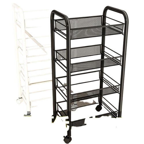 Tray Storage Rack Kitchen Household Storage Shelf Floor Multi-layer Small Cart Multi-purpose Fruit and Vegetable Basket