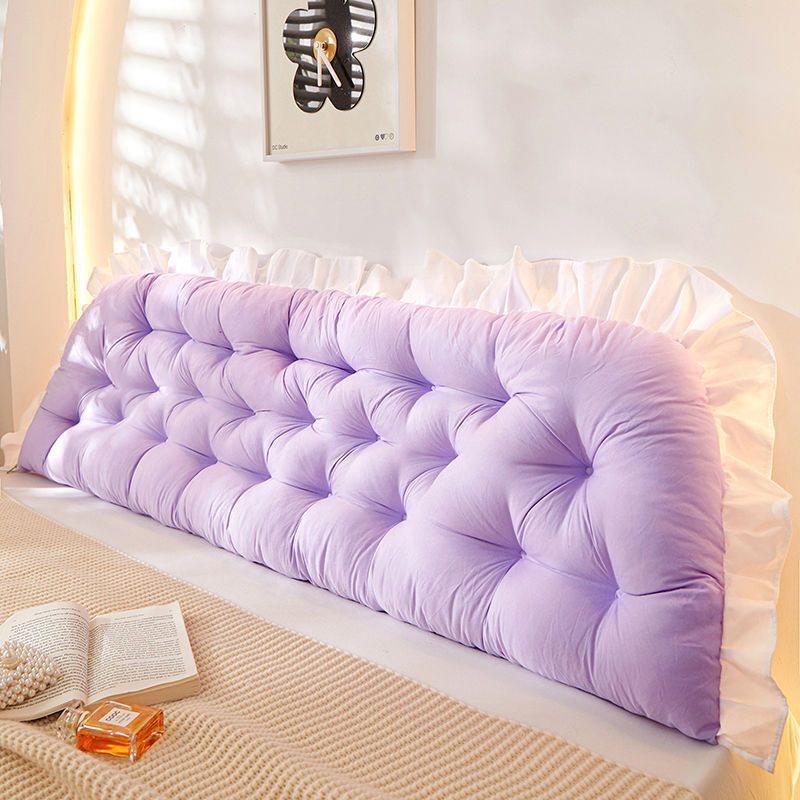 Cojines de cabecera, almohada de cama blanda, dormitorio para leer, almohada de respaldo grande para proteger la cintura de las niñas.
