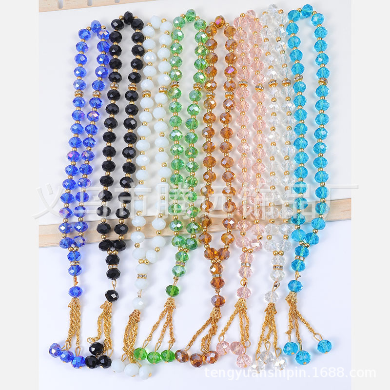 Amazon Hot Creative 33 10mm Crystal Islamic Praise Beads Rosary Misbaha Prayer Jewelry Bracelet Amazon Hot Creative 33 10mm Crystal Islamic Praise Beads Rosary Misbaha Prayer Jewelry Bracelet