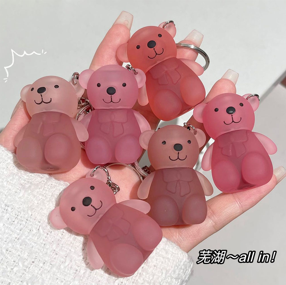 Art Value Cute Little Bear Velvet Lip Mud, soft mist, white and smooth lip glaze, low saturation color, versatile and affordable Specification drawing