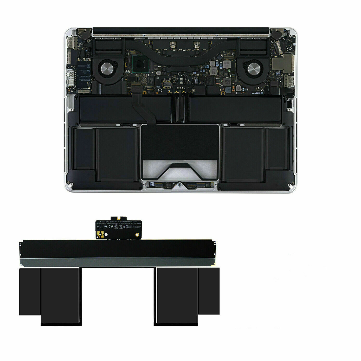 A1437 电池适用于MacBook Pro 13 Inch A1425 Late 2012 R 厂家直