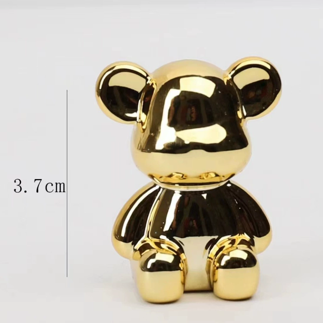 Интернет-знаменитости, гальванический жестокий медведь, аксессуары, ручка с медведем, стеклянная крышка, ручка для молочного горшка, крышка, крышка чашки, верхняя бусина, коробка для салфеток