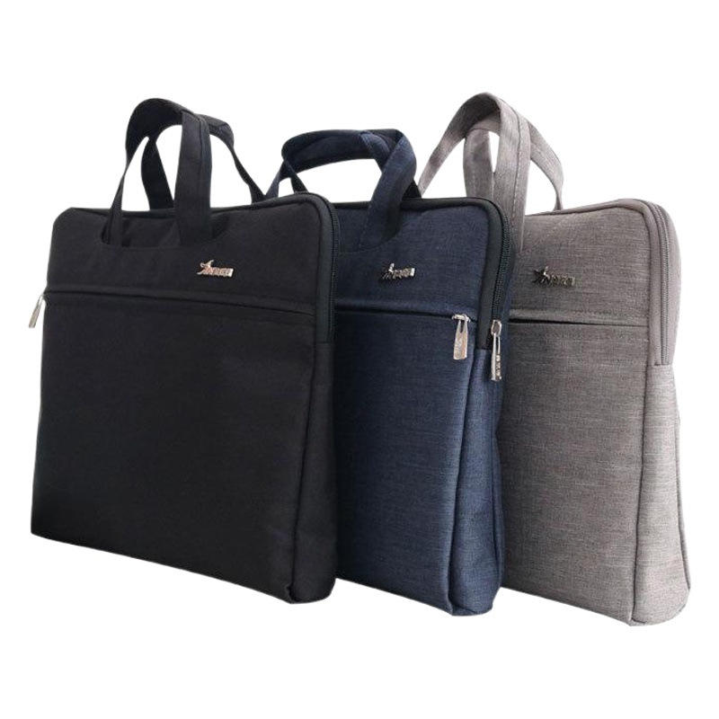 Jinzhengnuo 2 Factory Direct Sales 15.6inch Oxford Cloth Briefcase Document Bag Batch Printing Logo Computer Bag