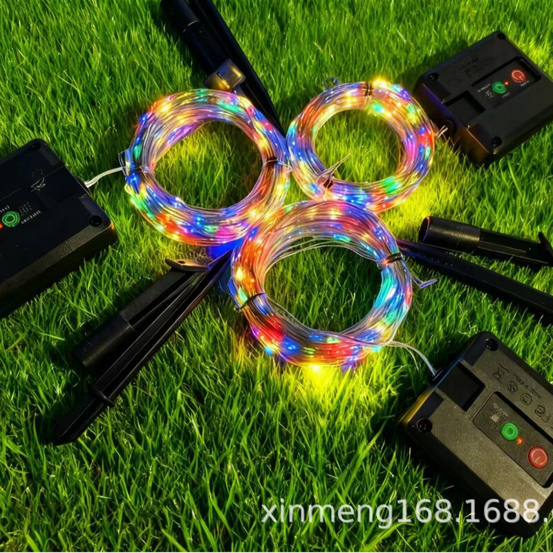 Solar Lithium Battery Alloy Light String Wholesale Christmas Holiday Decorative Lights Outdoor Garden Lawn String Lights Led Solar Lithium Battery Alloy Light String Wholesale Christmas Holiday Decorative Lights Outdoor Garden Lawn String Lights Led