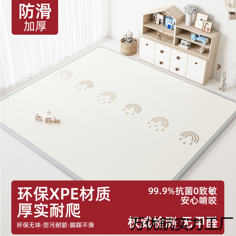 Baby Thickened Crawling Mat, Foldable Baby Foam Floor Mat, Cooling Home Bedroom Mat