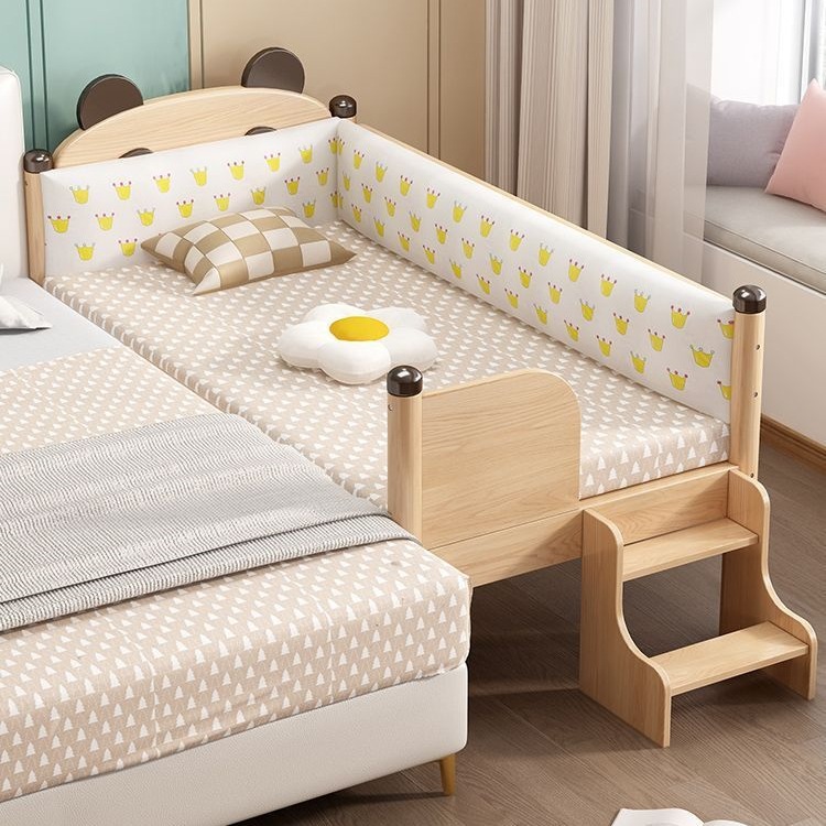 Spliced ​​Bed, Children's Bed, Spliced ​​Bed, Widened Bedside, Widened Spliced ​​Bed, Small Bed, Widened Spliced ​​Bed, Children's Spliced ​​Bed, Wood