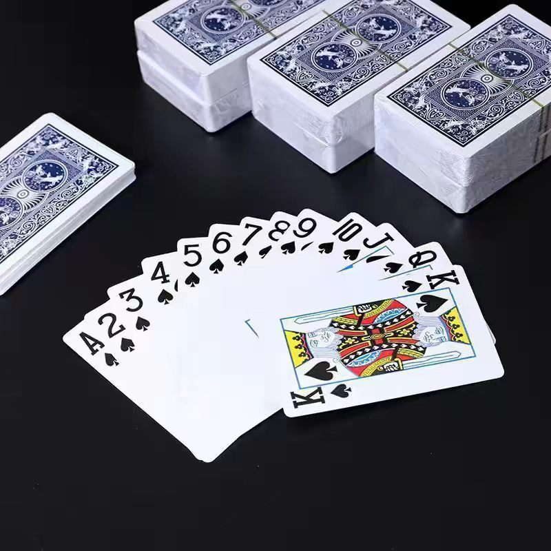 [Fábrica directa] al por mayor de tarjetas de poker gruesas y endurecidas no se rompe el hogar sala de cartas de ajedrez Mahjong sala caja completa