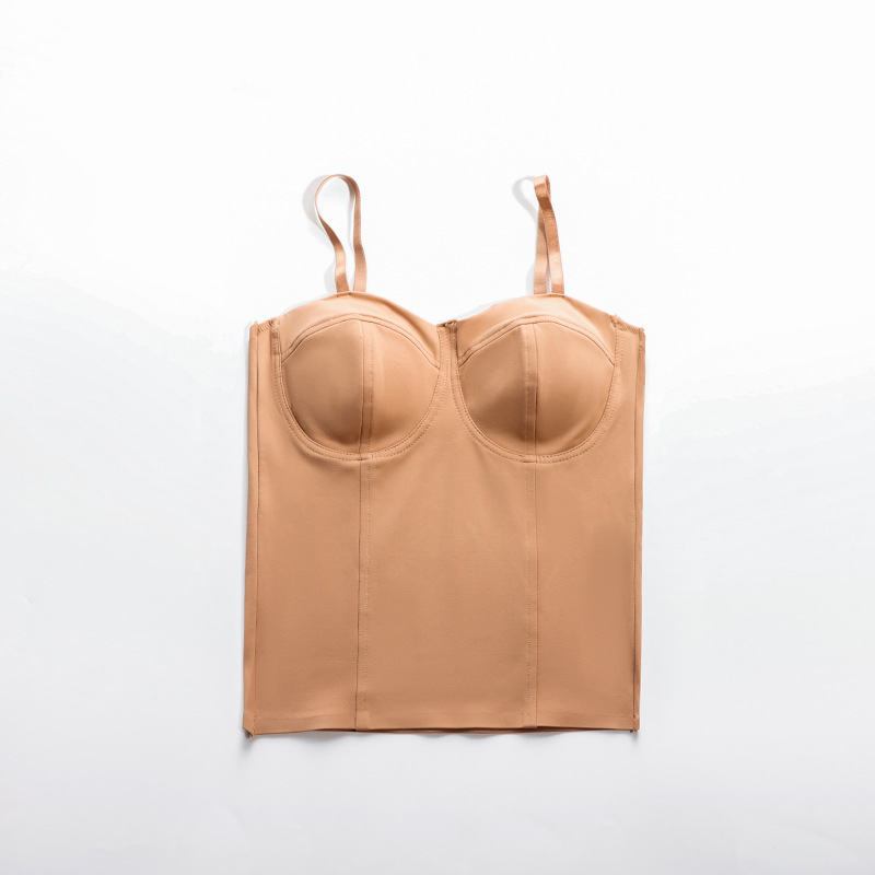 Long coffee tank top