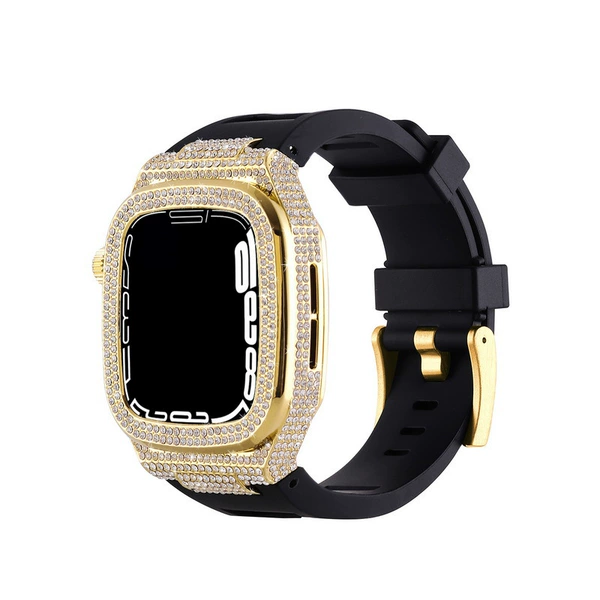 Golden shell+black strap