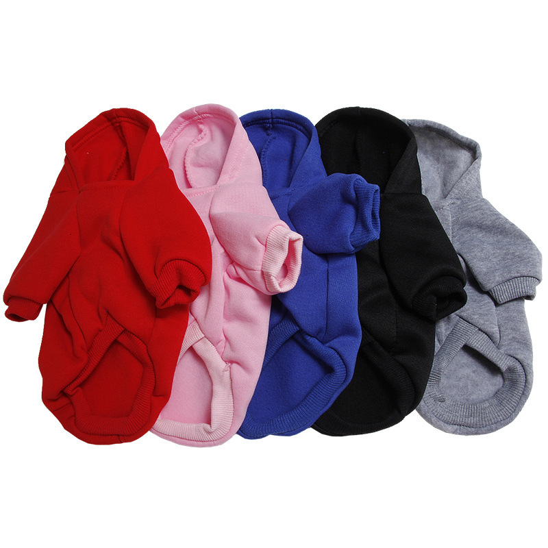 Pet clothes dog sweatshirt cute minimalist trendy brand specifications plain color item factory wholesale