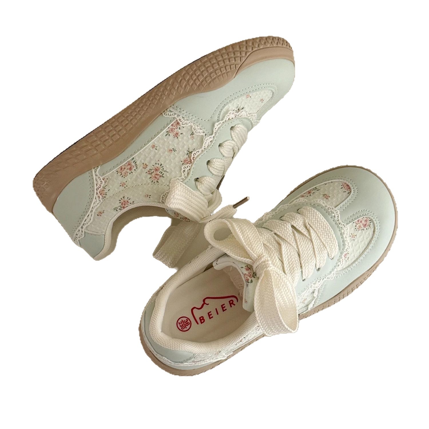 Retro coreano Gump zapatos para mujeres 2025 otoño nuevo nicho impresión transpirable zapatos de skate para mujeres zapatos casuales con suela gruesa