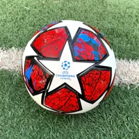Трансграничный футбол football Лига чемпионов с кожаным pu склеиванием для взрослых тренировок износостойкий европейский Кубок мира оптом