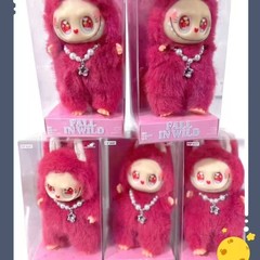 レッドローズラブブ変身ベビーぬいぐるみzimomoエンジェルドールマカロンブラインドボックスdiyトレンディなおもちゃぶら下げ