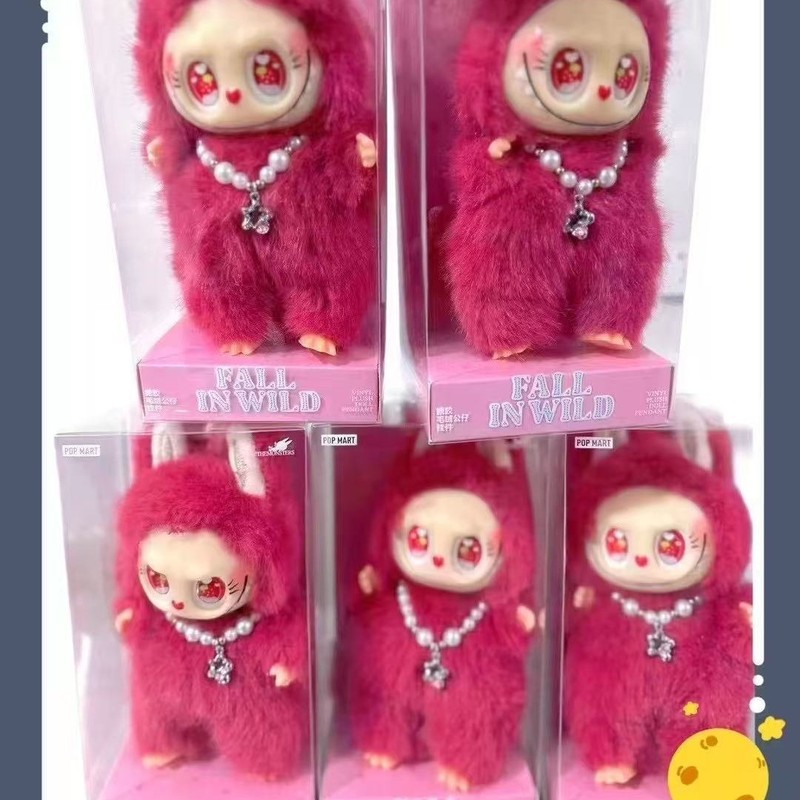レッドローズラブブ変身ベビーぬいぐるみzimomoエンジェルドールマカロンブラインドボックスdiyトレンディなおもちゃぶら下げ|undefined