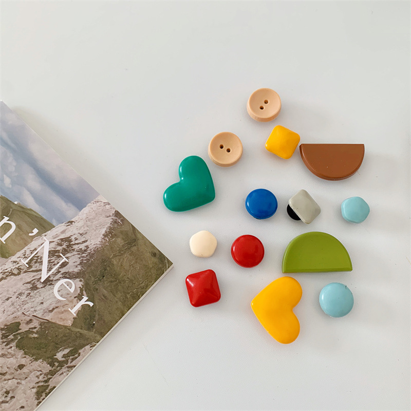 버튼 [14개 세트] 크록스의 비파괴 설치