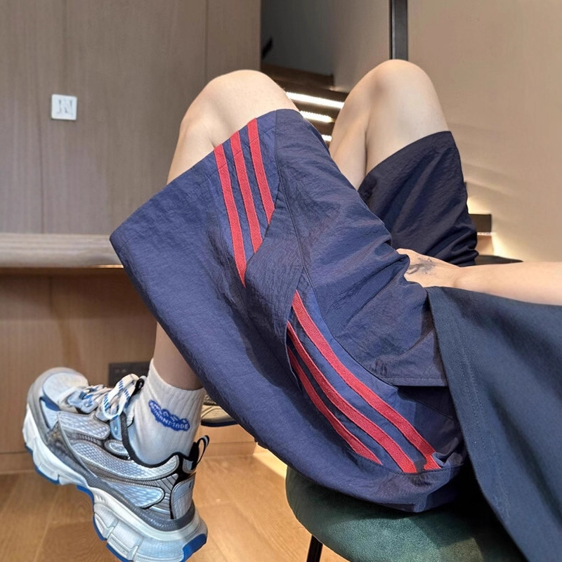 Quick-Drying Basketball Sports Shorts Men's Summer Breathable American Style New Trendyy Five-Point Casual Versatile Loose Pants