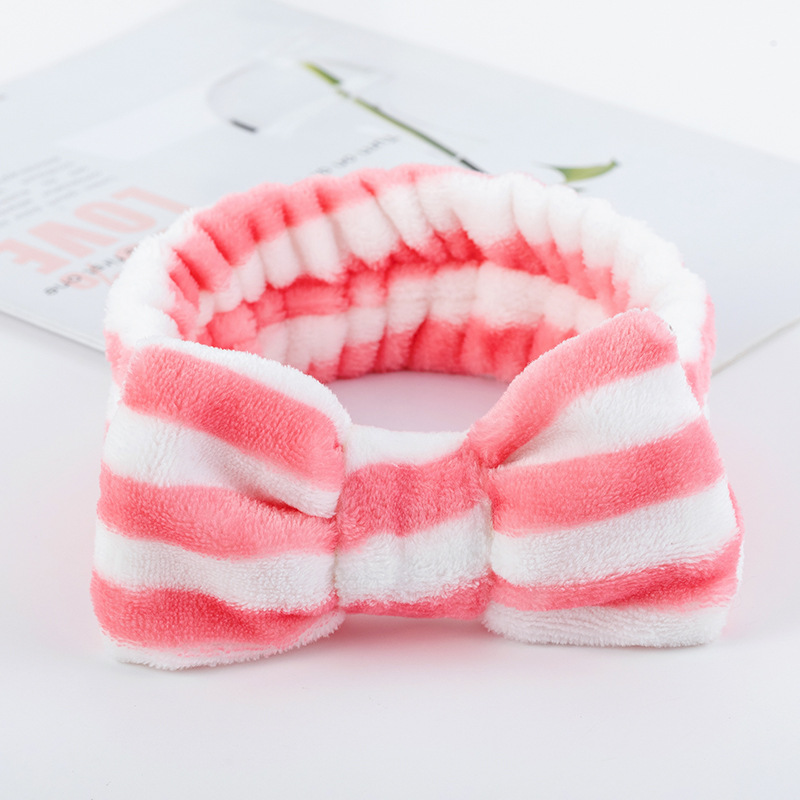 Transfronterizo lindo arco grande cinturón de pelo femenino versión coreana de lavado banda de pelo toallitas con diadema de Corea del Sur