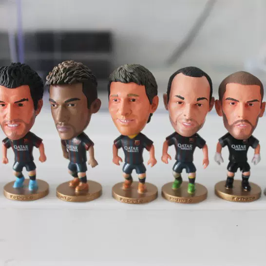 定制手办玩偶公仔运动员足球蓝球橄榄球体育动漫人偶模开模一条龙