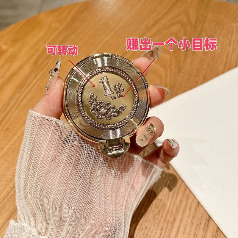 赚一个亿旋转解压陀螺手机壳支架设计手机背贴支架CD纹横竖两用|undefined