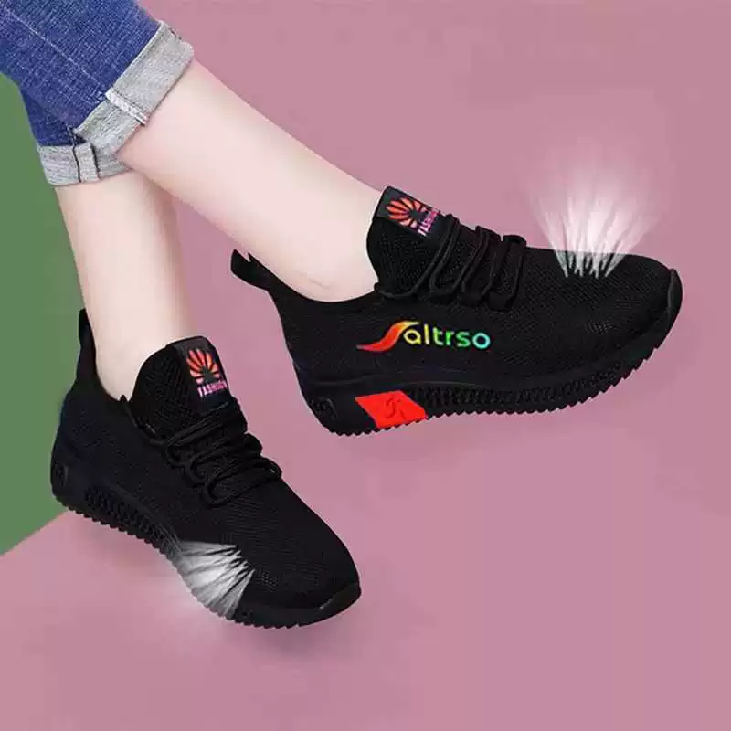 Summer breathable work footwear, comfortable shoes for mother, soft sole