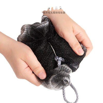 沐浴球男用大号高档不散沐浴花男搓澡超柔软不伤肤洗澡起泡泡神器