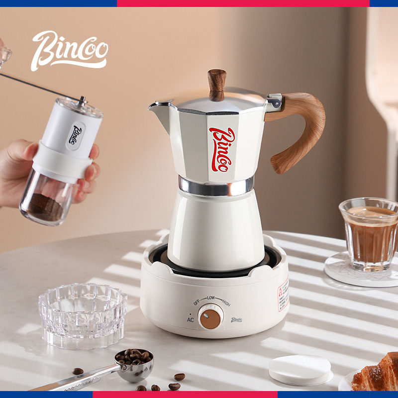 Cafetera Moka Italiana Doméstica de Aleación de Aluminio para Uso Doméstico