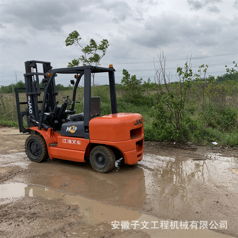 二手叉车小松3吨厂家直销2吨5吨3.5吨软抱夹侧移摆动合力叉车