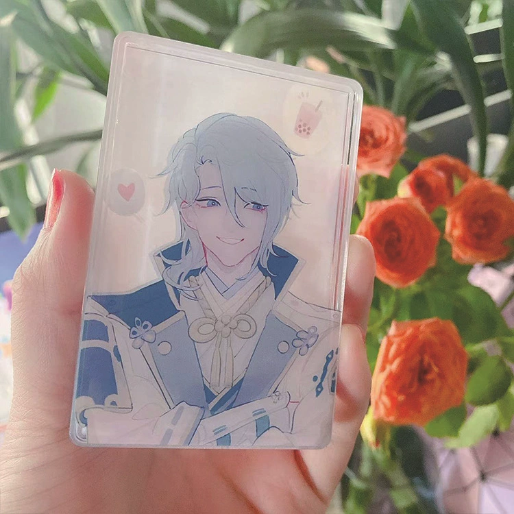 Акриловый быстрый песок Маэджон Customized Animation Peripheral Cartoon Figure Stand DIY Multi-layer Liquid Glitter Laser Ticket