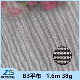 B3网纱透气涤纶网布户外帐篷蚊帐网防虫网布过滤网眼布AB平布