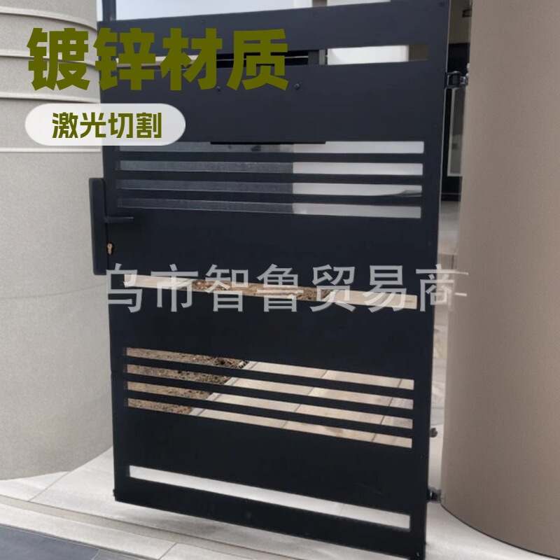 Courtyard Guardrail Metal Privacy Screen Wall Cnc Laser Cutting Cut Out Carved Board Outdoor Garden Gate